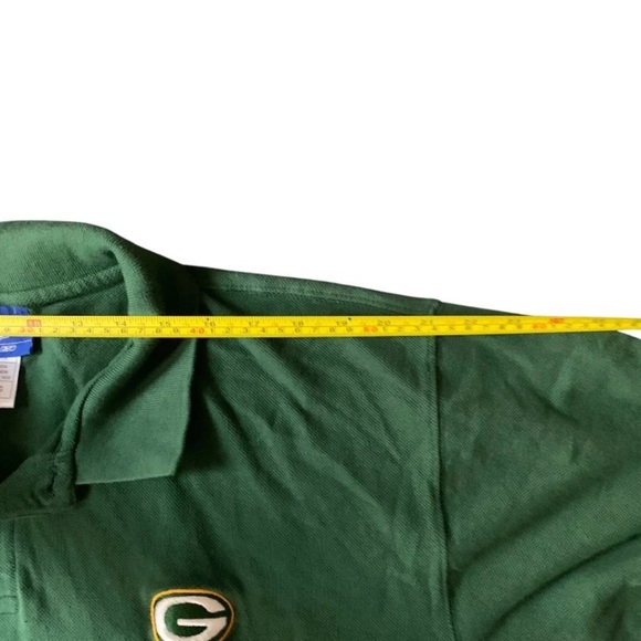 Vintage NFL Reebok Green Bay Packers Mens Green Polo Shirt Size XL - Picture 5 of 7